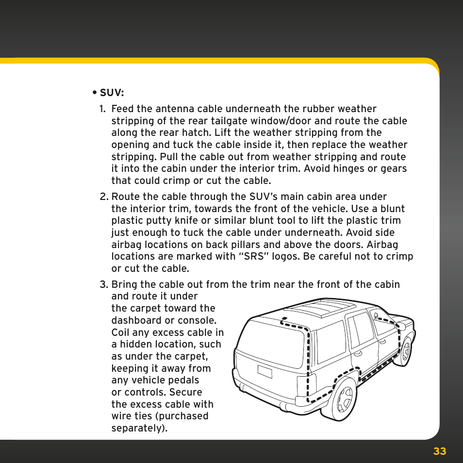 Sirius Satellite Radio PowerConnect XMP3IVKUG0210 User Manual | Page 33 / 68