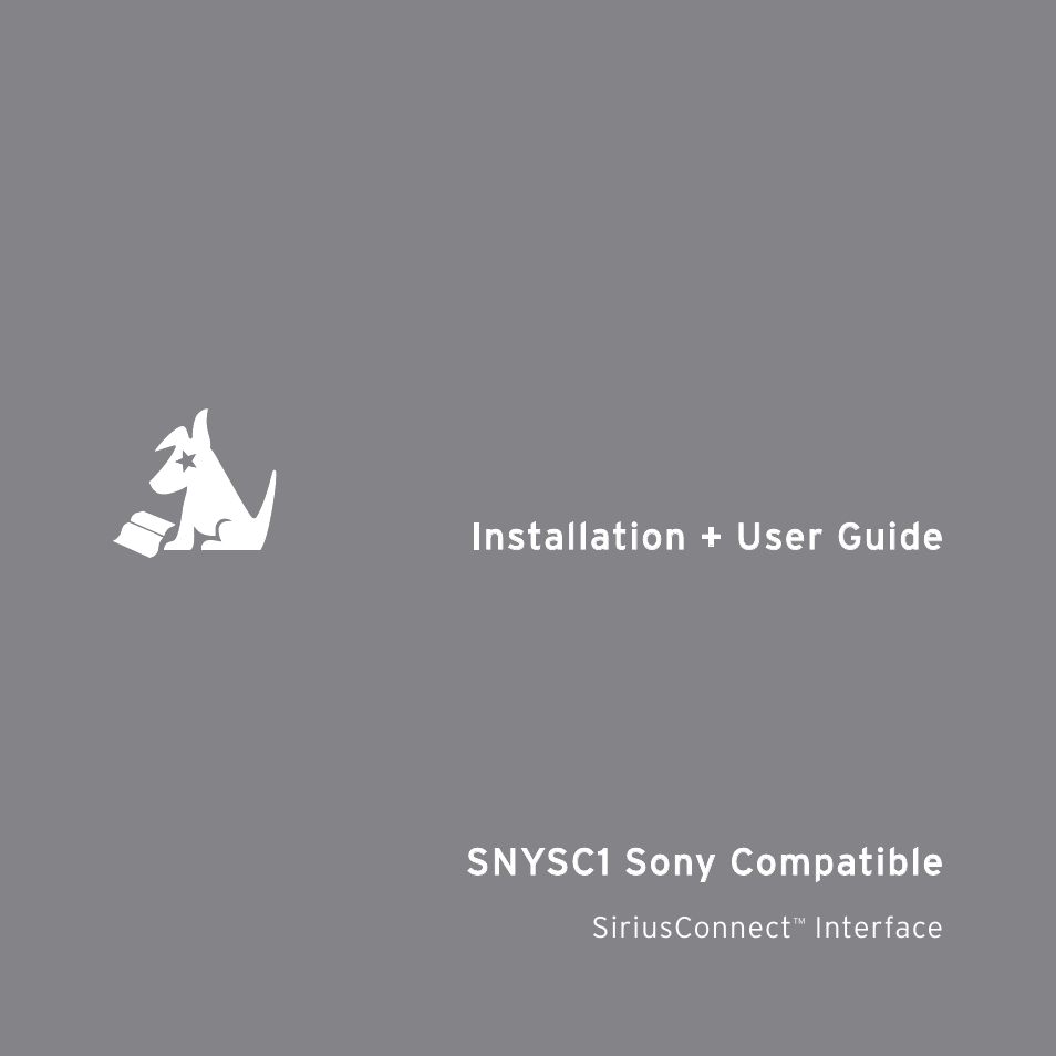 Sirius Satellite Radio SiriusConnect SNYSC1 User Manual | 24 pages