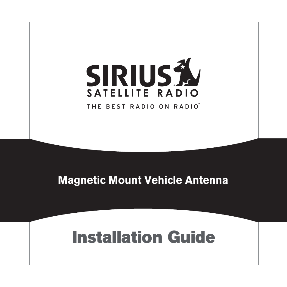 Sirius Satellite Radio DOT2 User Manual | 24 pages
