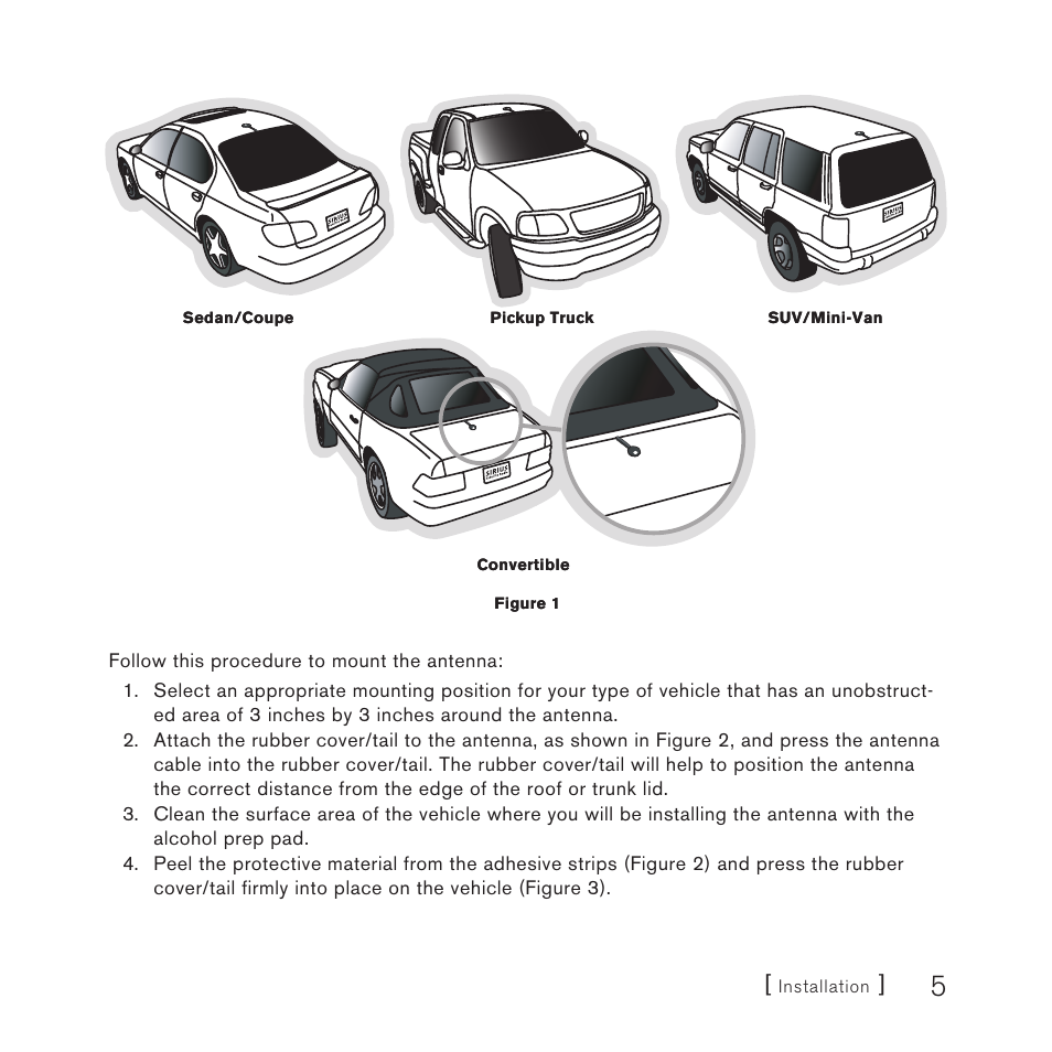 Sirius Satellite Radio DOT2 User Manual | Page 5 / 24