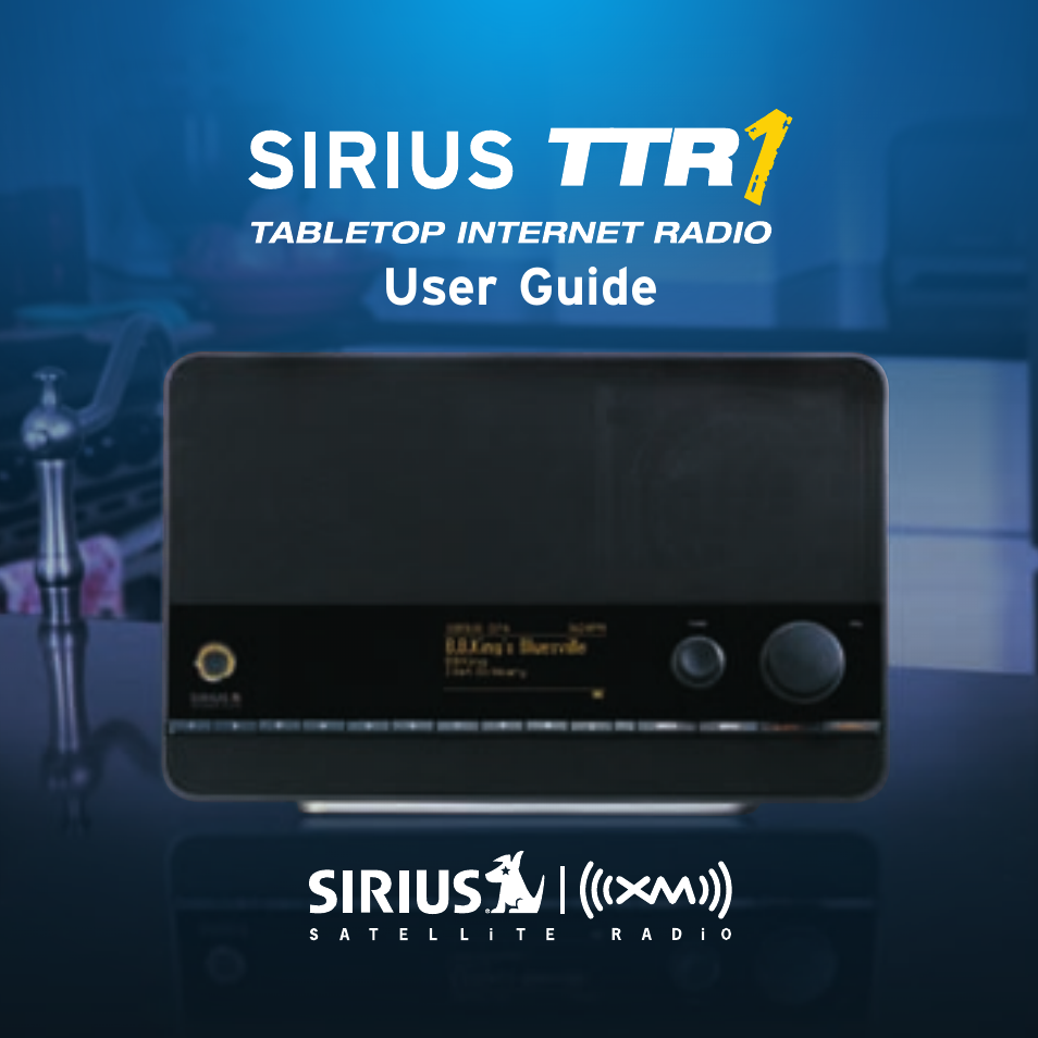 Sirius Satellite Radio TTR1 User Manual | 88 pages