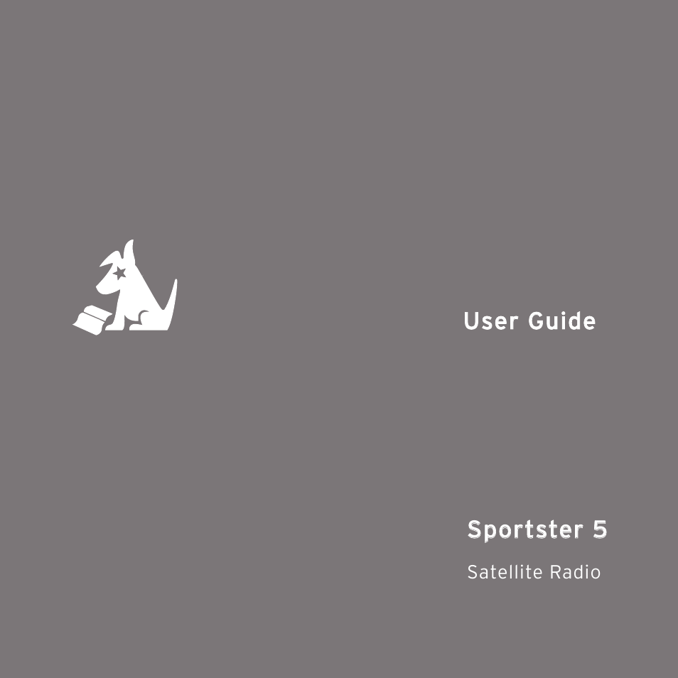 Sirius Satellite Radio SPORTSTER 5 User Manual | 124 pages