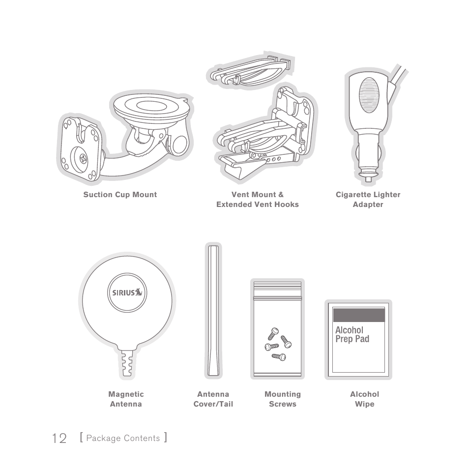 Sirius Satellite Radio SPORTSTER 5 User Manual | Page 12 / 124
