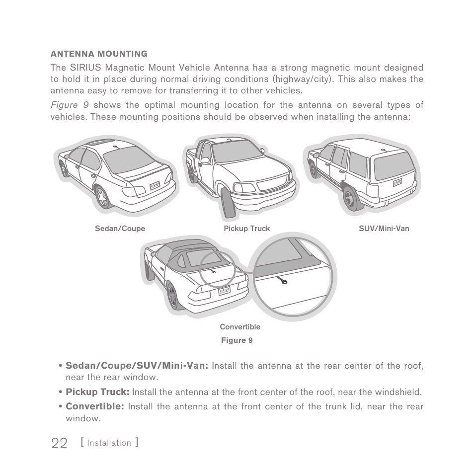 Sirius Satellite Radio SPORTSTER 5 User Manual | Page 22 / 124