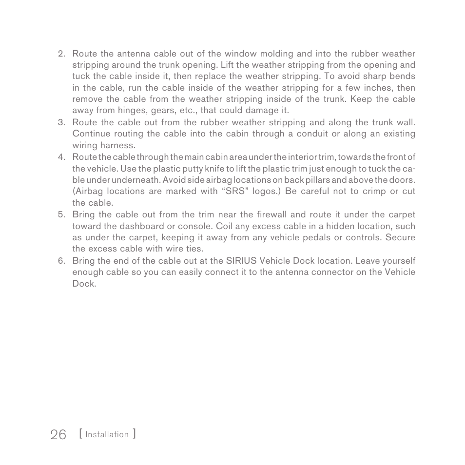 Sirius Satellite Radio SPORTSTER 5 User Manual | Page 26 / 124