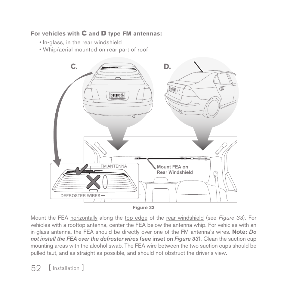 C. d | Sirius Satellite Radio SPORTSTER 5 User Manual | Page 52 / 124