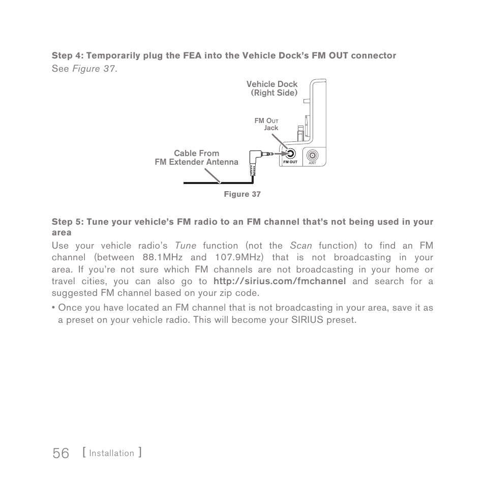 Sirius Satellite Radio SPORTSTER 5 User Manual | Page 56 / 124