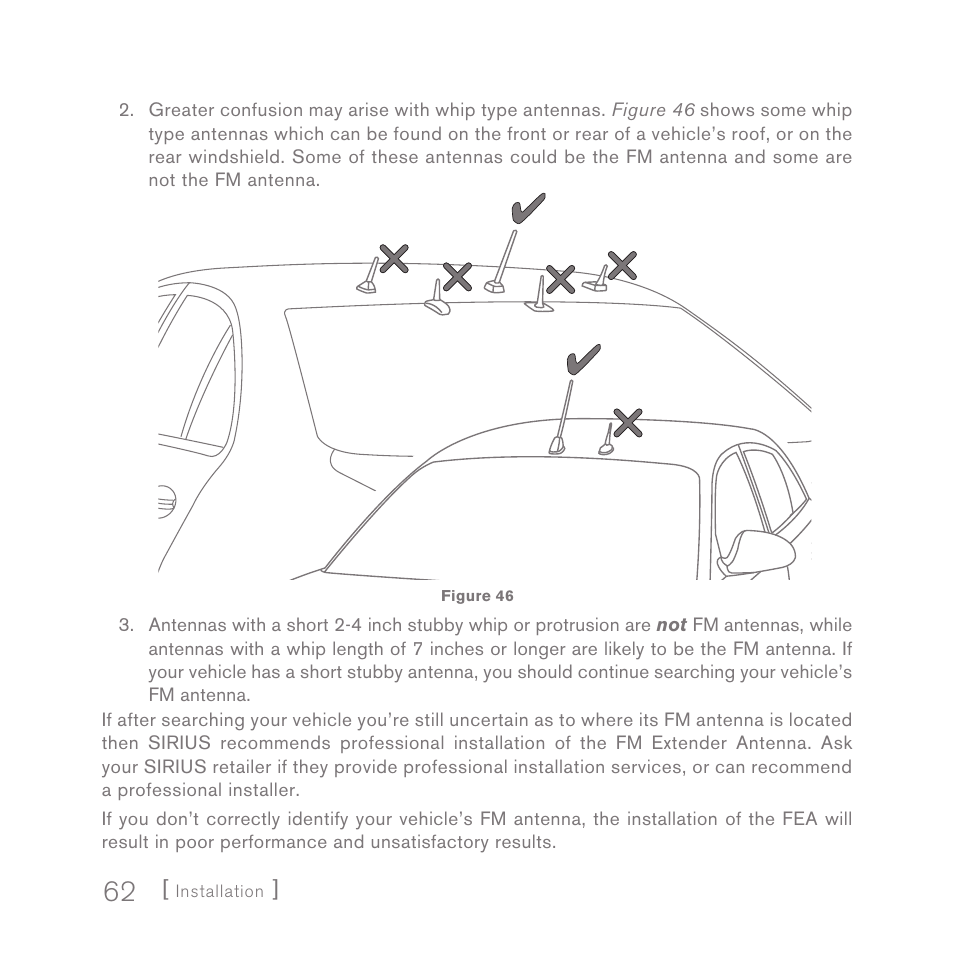 Sirius Satellite Radio SPORTSTER 5 User Manual | Page 62 / 124