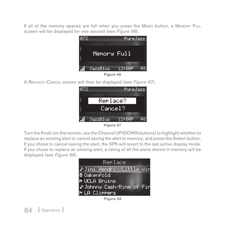 Sirius Satellite Radio SPORTSTER 5 User Manual | Page 84 / 124