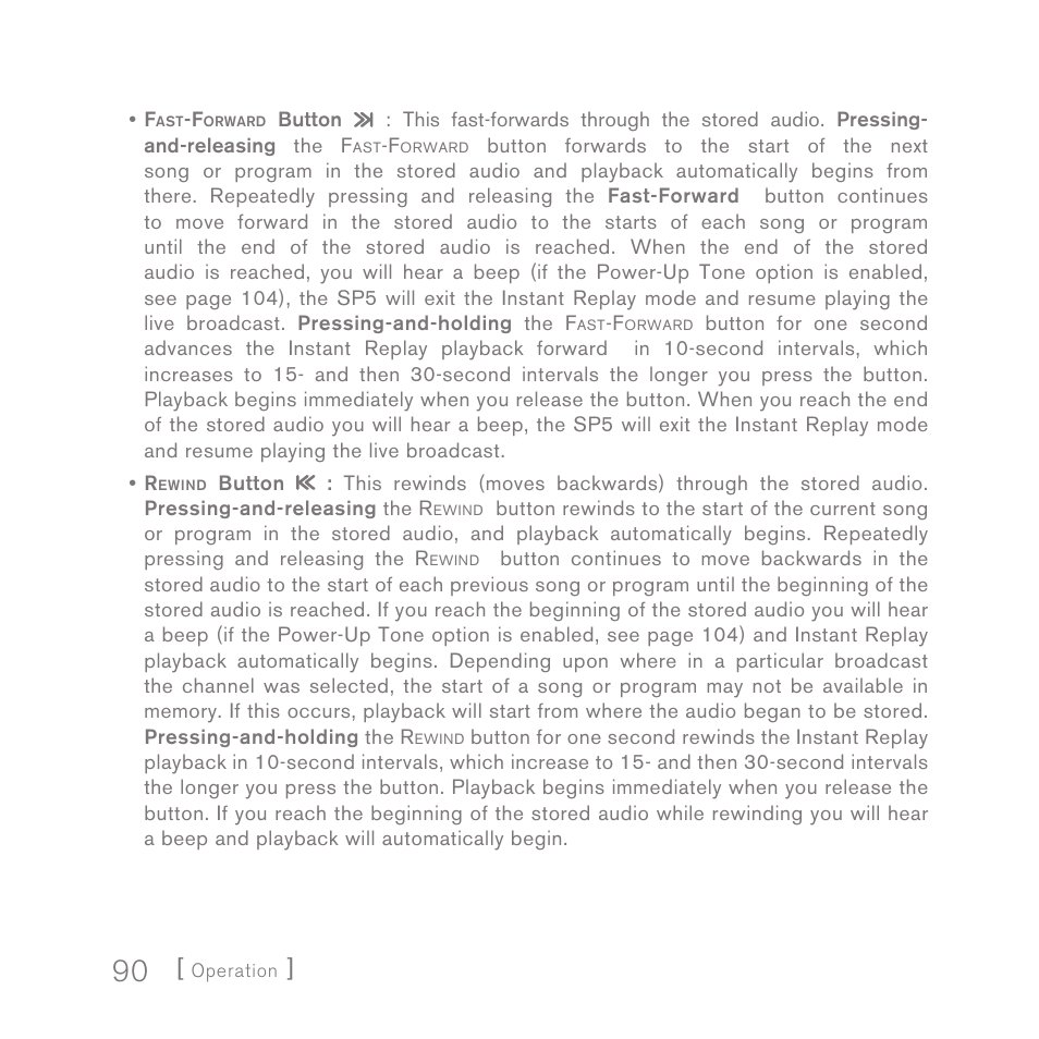 Sirius Satellite Radio SPORTSTER 5 User Manual | Page 90 / 124