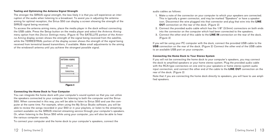 Sirius Satellite Radio SIRIUS S50 User Manual | Page 8 / 13