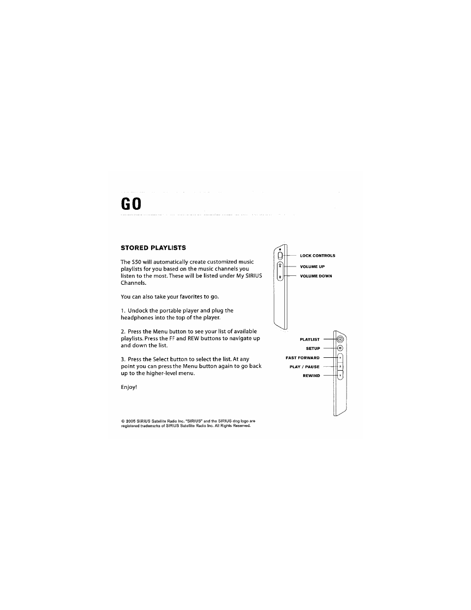 Sirius Satellite Radio S50 User Manual | Page 127 / 170