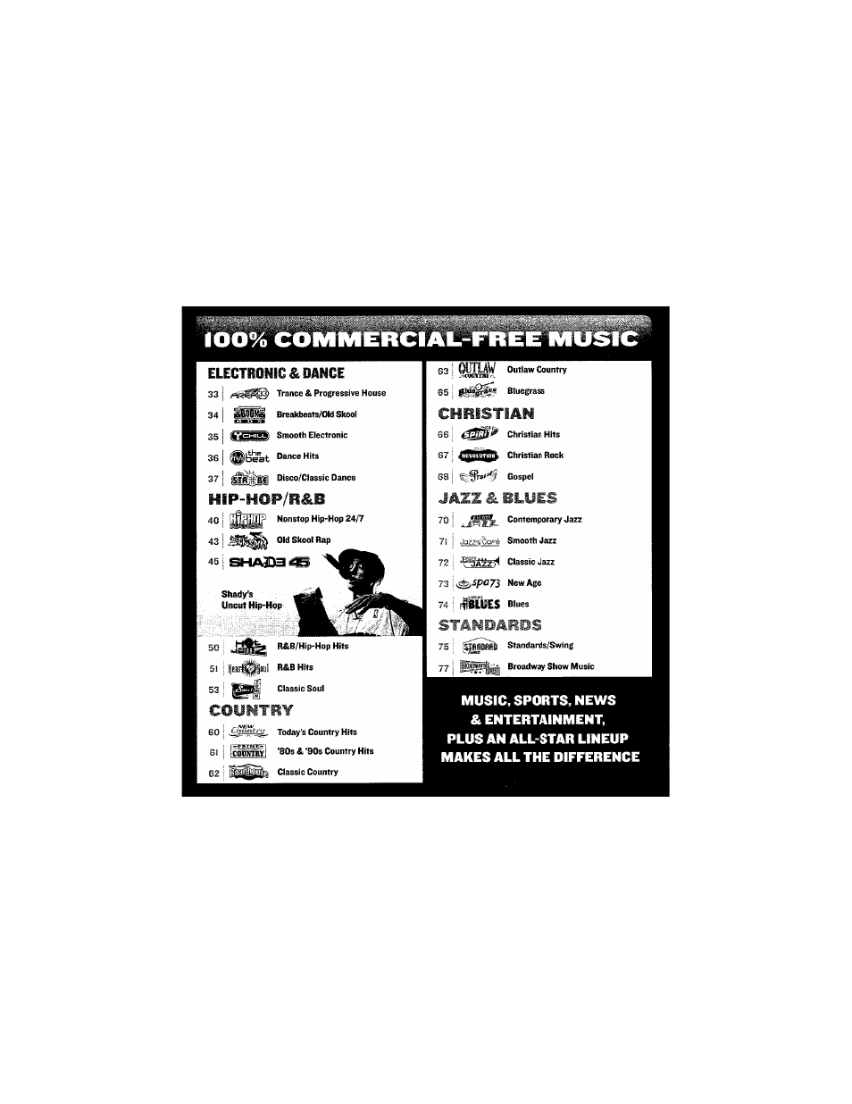 Sirius Satellite Radio S50 User Manual | Page 130 / 170