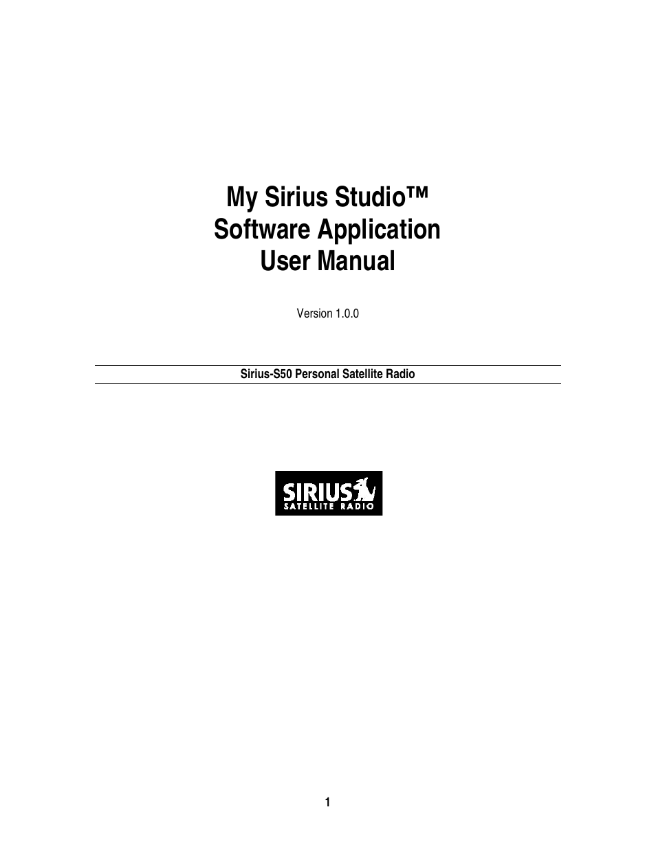 My sirius studio software manual (from cd-rom), My sirius studio™ software application user manual | Sirius Satellite Radio S50 User Manual | Page 138 / 170