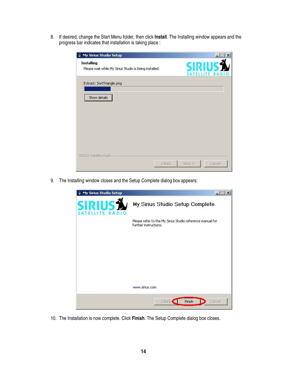 Sirius Satellite Radio S50 User Manual | Page 151 / 170