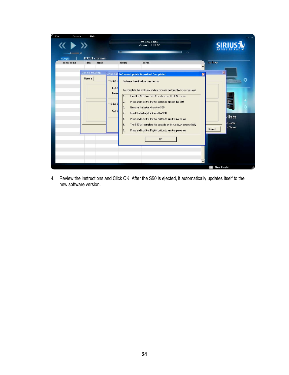 Sirius Satellite Radio S50 User Manual | Page 161 / 170