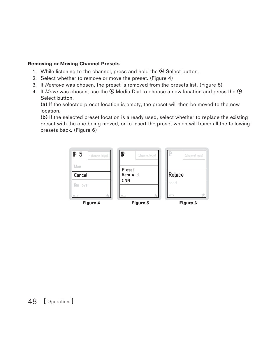 P1 5, Rep lace | Sirius Satellite Radio S50 User Manual | Page 48 / 170