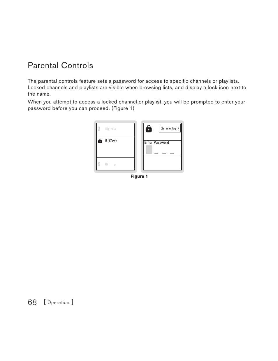 Parental controls | Sirius Satellite Radio S50 User Manual | Page 68 / 170