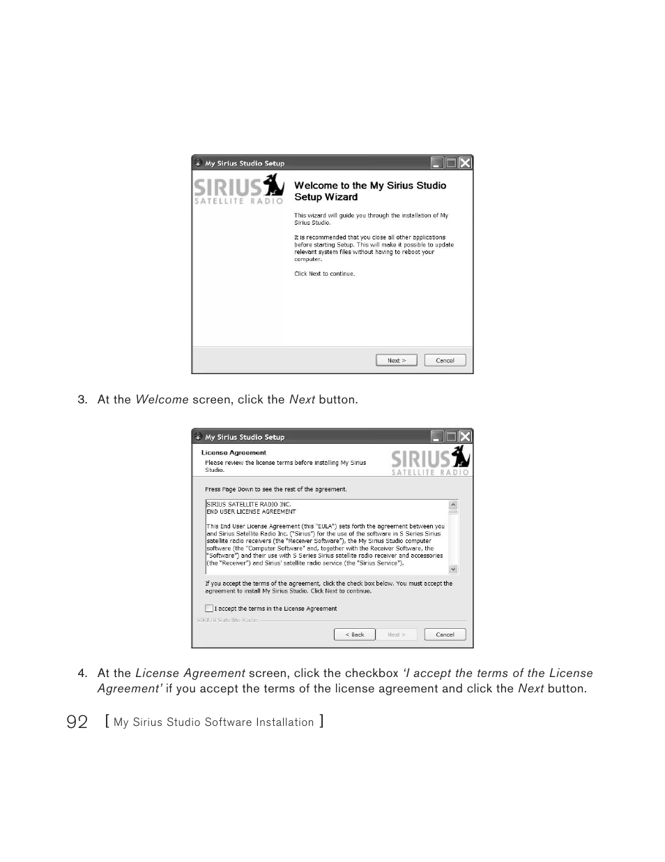 Sirius Satellite Radio S50 User Manual | Page 92 / 170