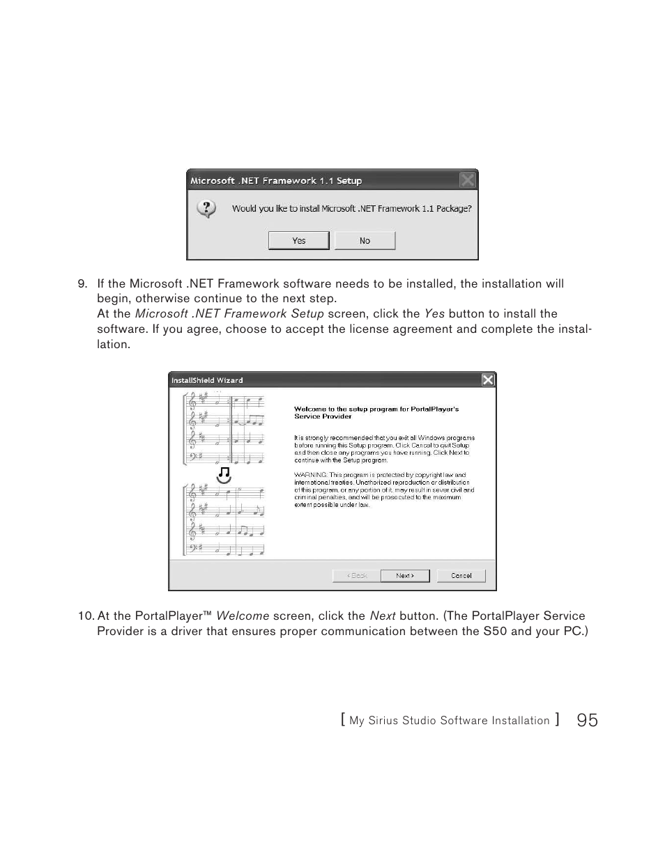 Sirius Satellite Radio S50 User Manual | Page 95 / 170