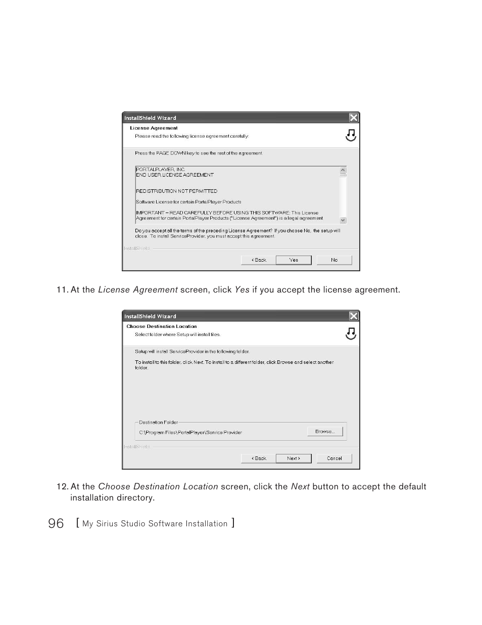 Sirius Satellite Radio S50 User Manual | Page 96 / 170