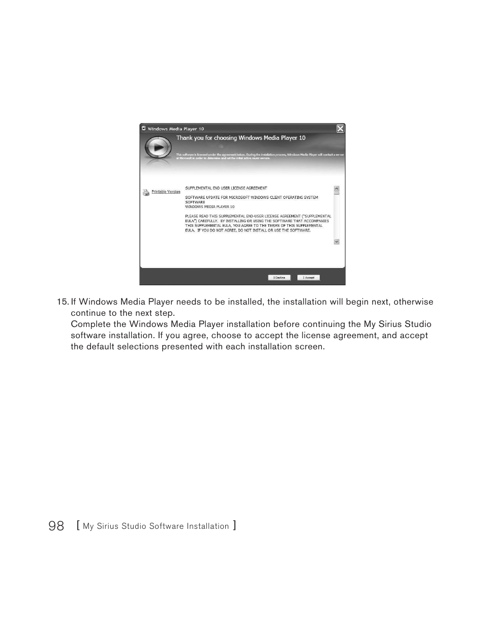 Sirius Satellite Radio S50 User Manual | Page 98 / 170