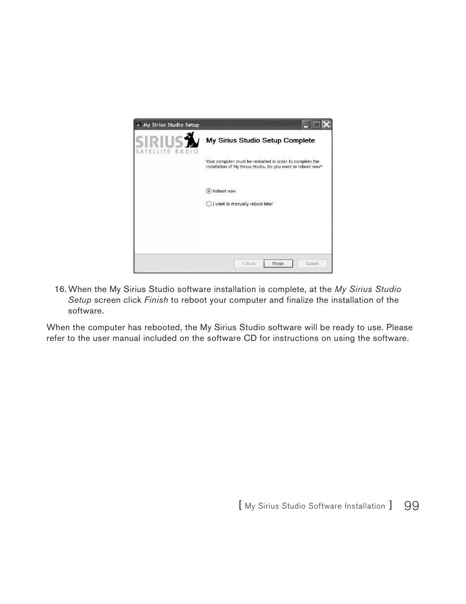Sirius Satellite Radio S50 User Manual | Page 99 / 170