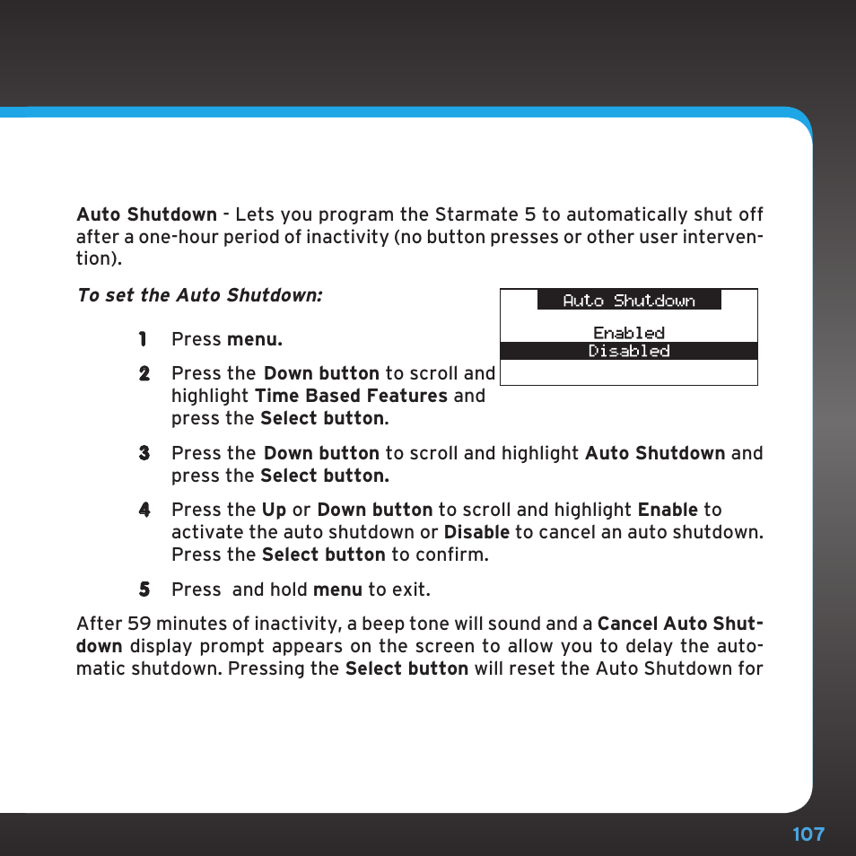 Configuring your starmate 5 | Sirius Satellite Radio SDST5V1 User Manual | Page 107 / 124