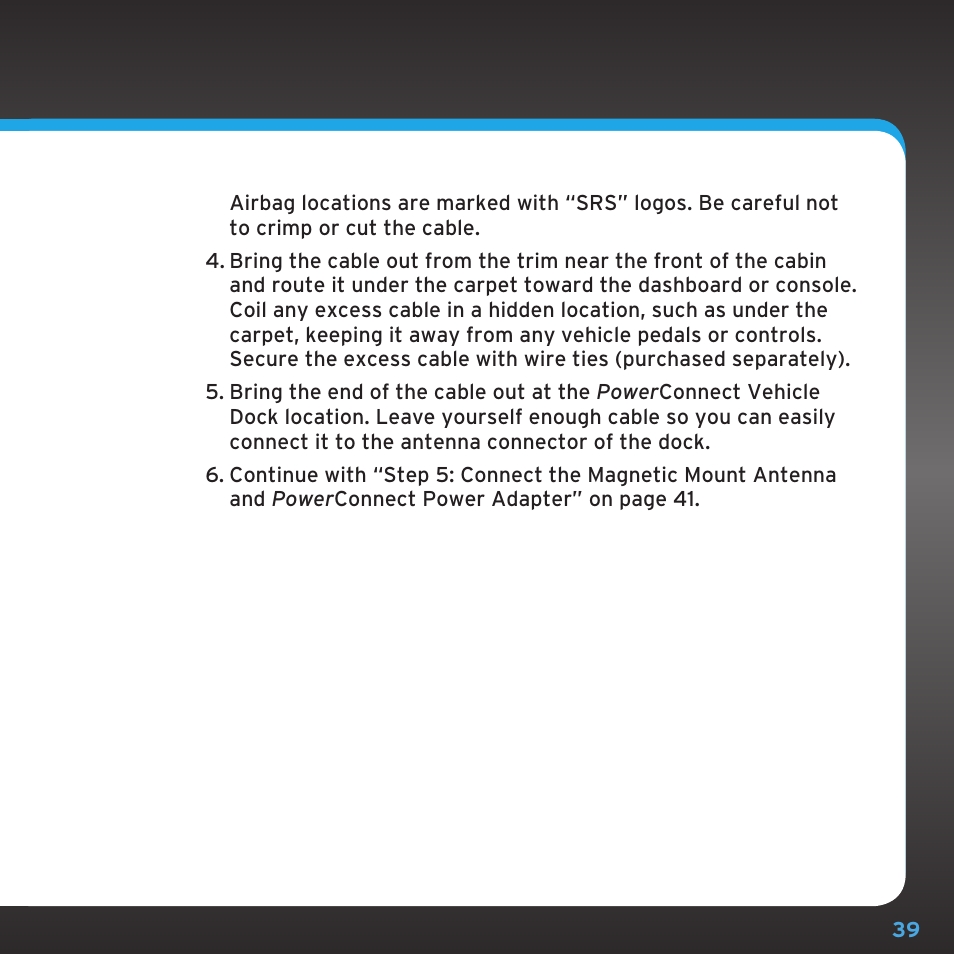 Sirius Satellite Radio SDST5V1 User Manual | Page 39 / 124