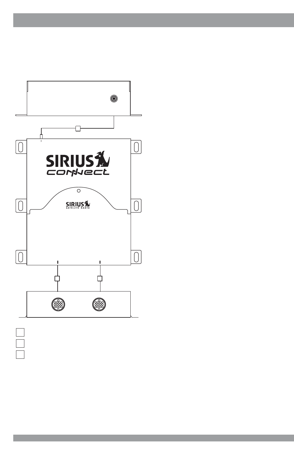 Wiring and cable connections | Sirius Satellite Radio SIR-KEN1 User Manual | Page 8 / 14