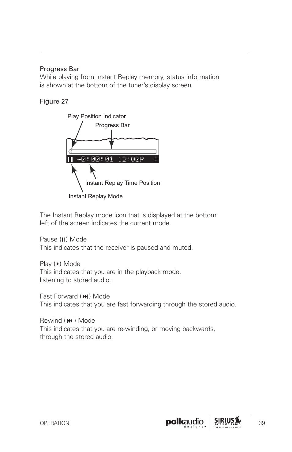 Sirius Satellite Radio SRH1000 User Manual | Page 39 / 60