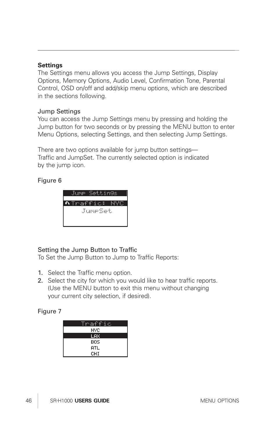 Sirius Satellite Radio SRH1000 User Manual | Page 46 / 60