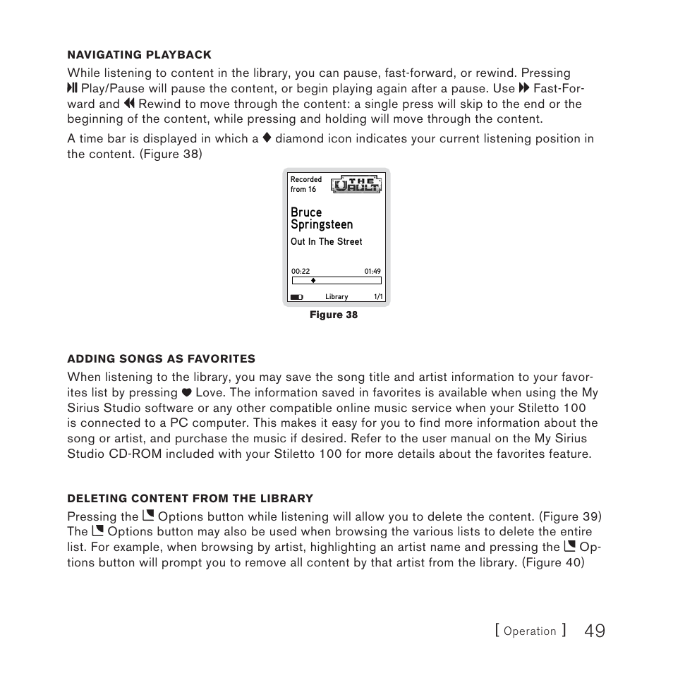 Sirius Satellite Radio STILETTO 100 User Manual | Page 51 / 88