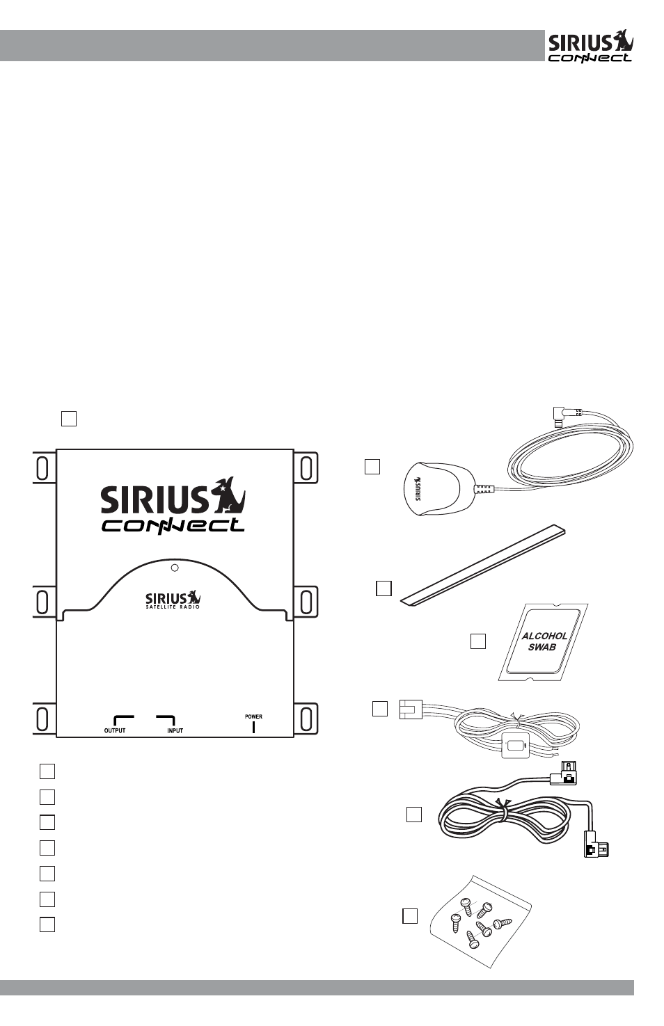 Sirius Satellite Radio SIR-PNR1 User Manual | Page 3 / 14