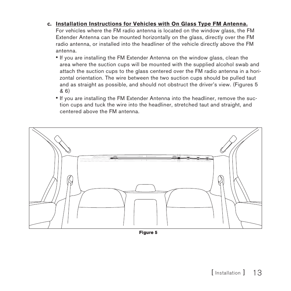 Sirius Satellite Radio FEA FM Extender Antenna User Manual | Page 13 / 22