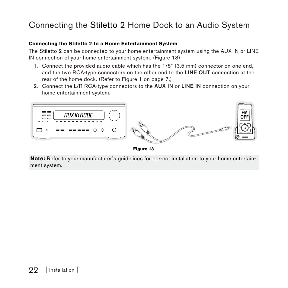 Sirius Satellite Radio SLH2 User Manual | Page 22 / 45