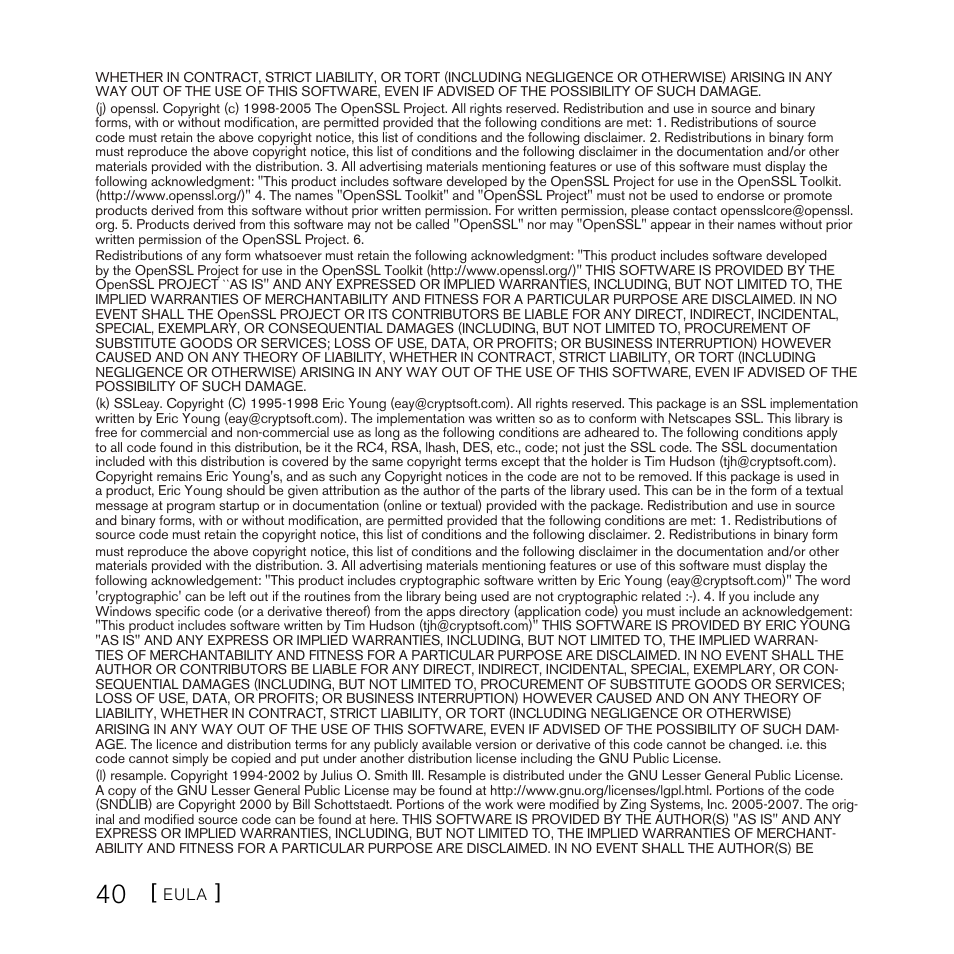 Sirius Satellite Radio SLH2 User Manual | Page 40 / 45