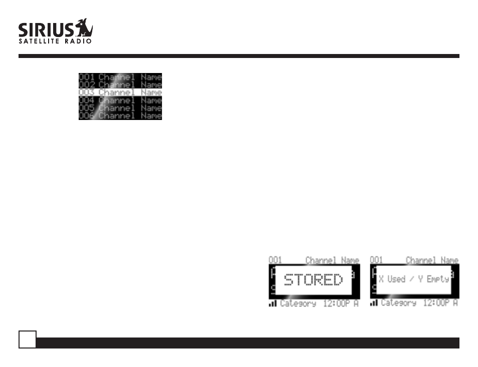Sirius Satellite Radio SR-H550 User Manual | Page 20 / 40