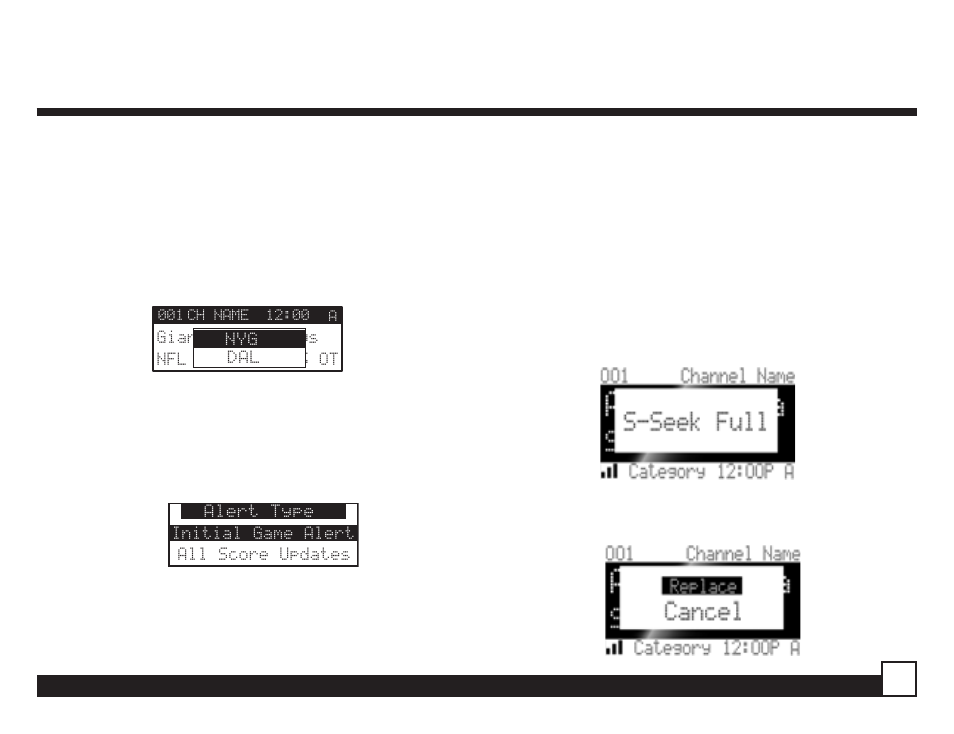 Sirius Satellite Radio SR-H550 User Manual | Page 21 / 40