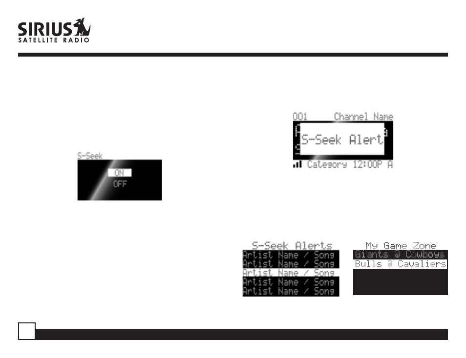 Sirius Satellite Radio SR-H550 User Manual | Page 24 / 40