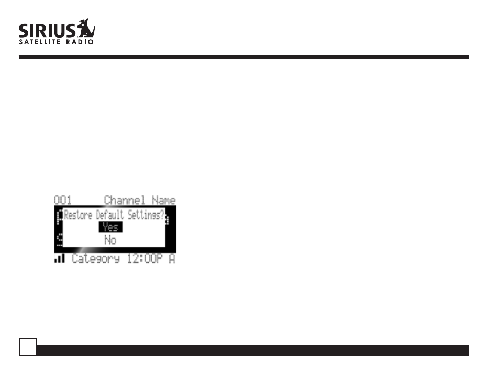 Sirius Satellite Radio SR-H550 User Manual | Page 34 / 40