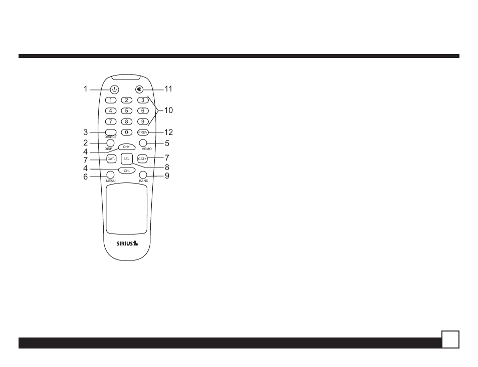 Sirius Satellite Radio SR-H550 User Manual | Page 9 / 40