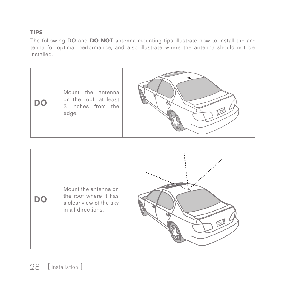 Sirius Satellite Radio SIRIUS InV2 User Manual | Page 28 / 84