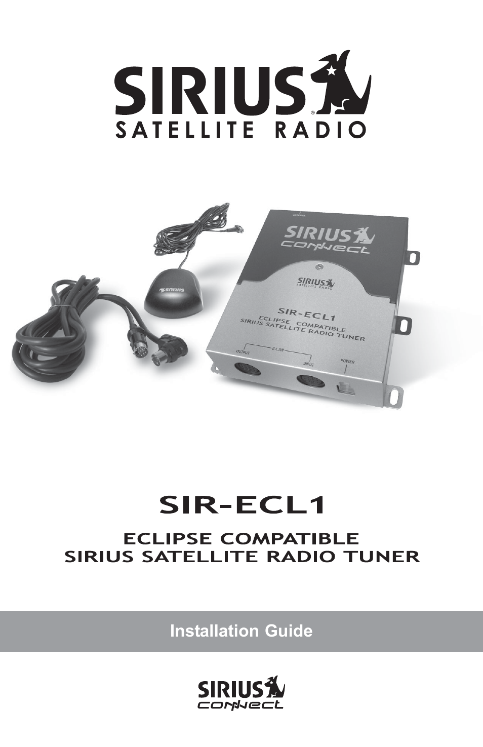 Sirius Satellite Radio SIR-ECL1 User Manual | 16 pages