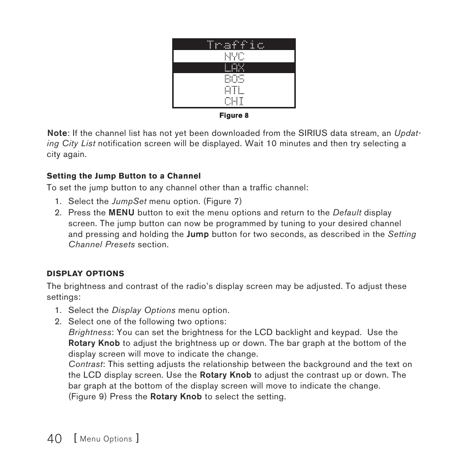 Sirius Satellite Radio 3 User Manual | Page 42 / 58