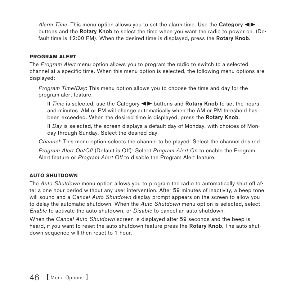 Sirius Satellite Radio 3 User Manual | Page 48 / 58