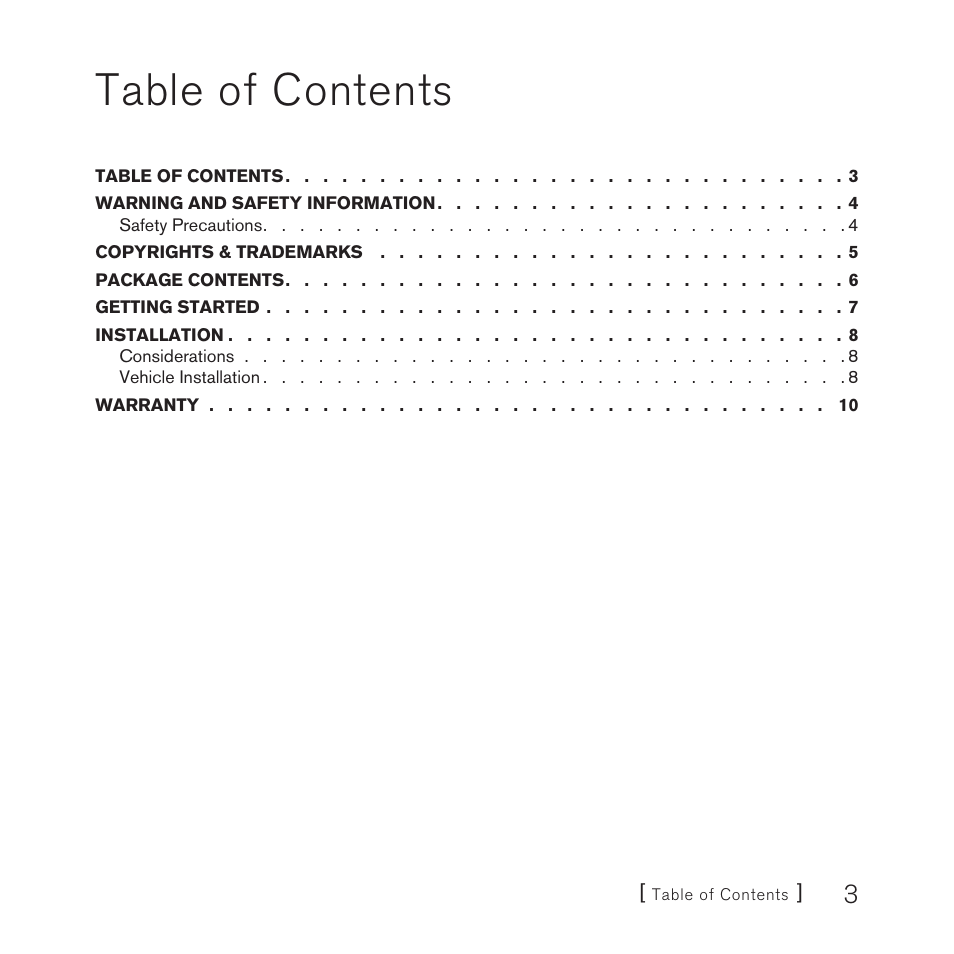 Sirius Satellite Radio FMDA25 User Manual | Page 3 / 12