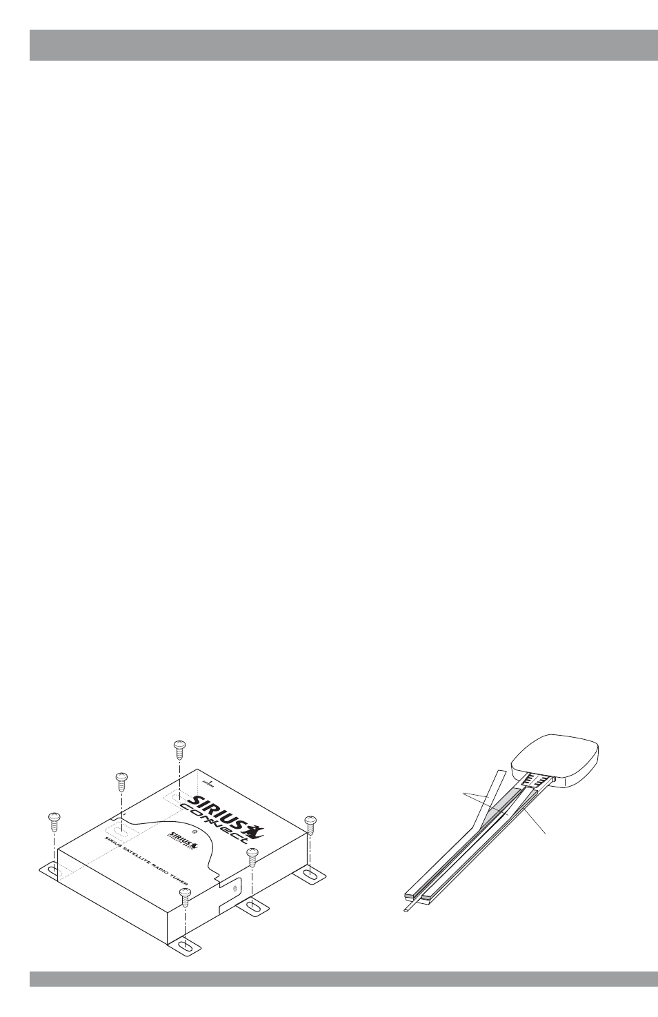 Installation | Sirius Satellite Radio SIRIUS SiriusConnect SIR-SNY1 User Manual | Page 6 / 16