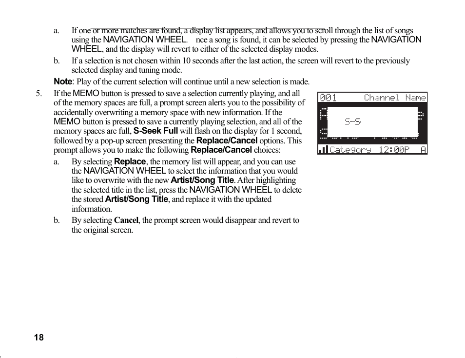 Sirius Satellite Radio SR200 User Manual | Page 24 / 43