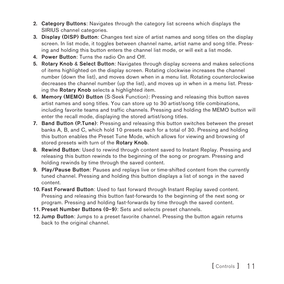 Sirius Satellite Radio Sirius Starmate 4 User Manual | Page 13 / 64